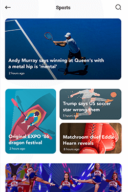 Hosting Company Layout Preview